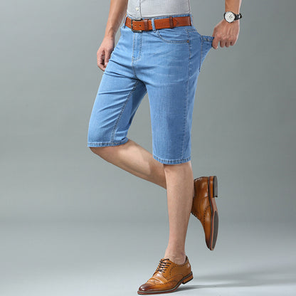 Thin Ice Silk Men's Stretch Denim Jeans