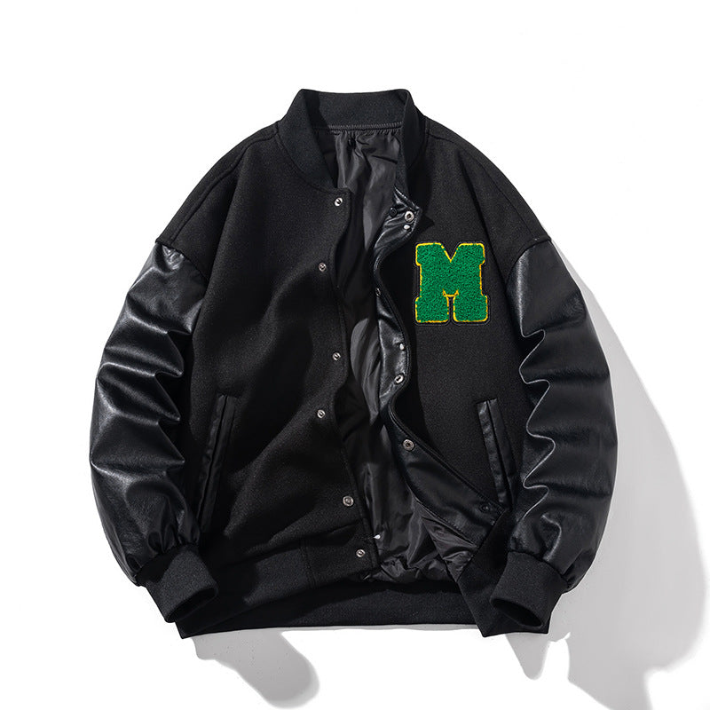 Men's Woolen Jacket Coat Hooded