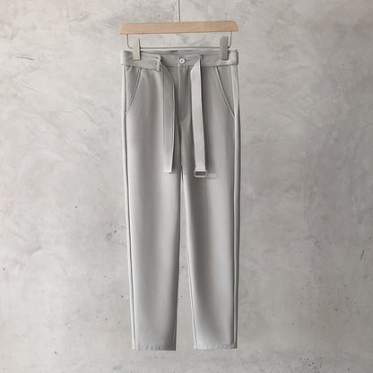 Men's Slim Straight Small Trousers