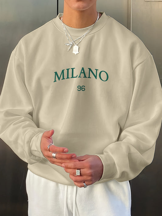 Men's Round-neck Versatile Long Sleeves
