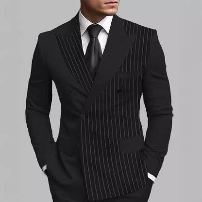Men's Posterior Median Split Suit Jacket
