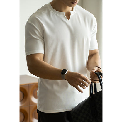 Smooth Silk Loose Commuter T-Shirt