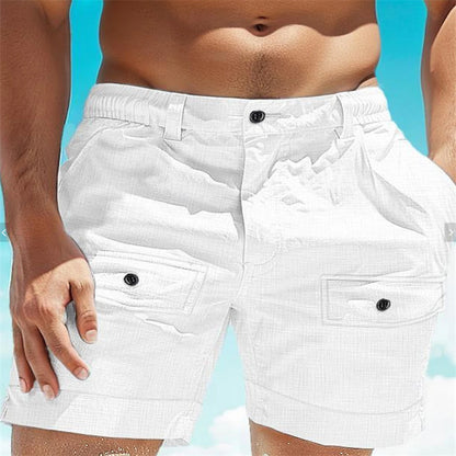 Elastic Waist Breathable Shorts