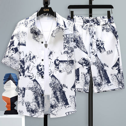 Men's Cool Shorts Two-piece Set
