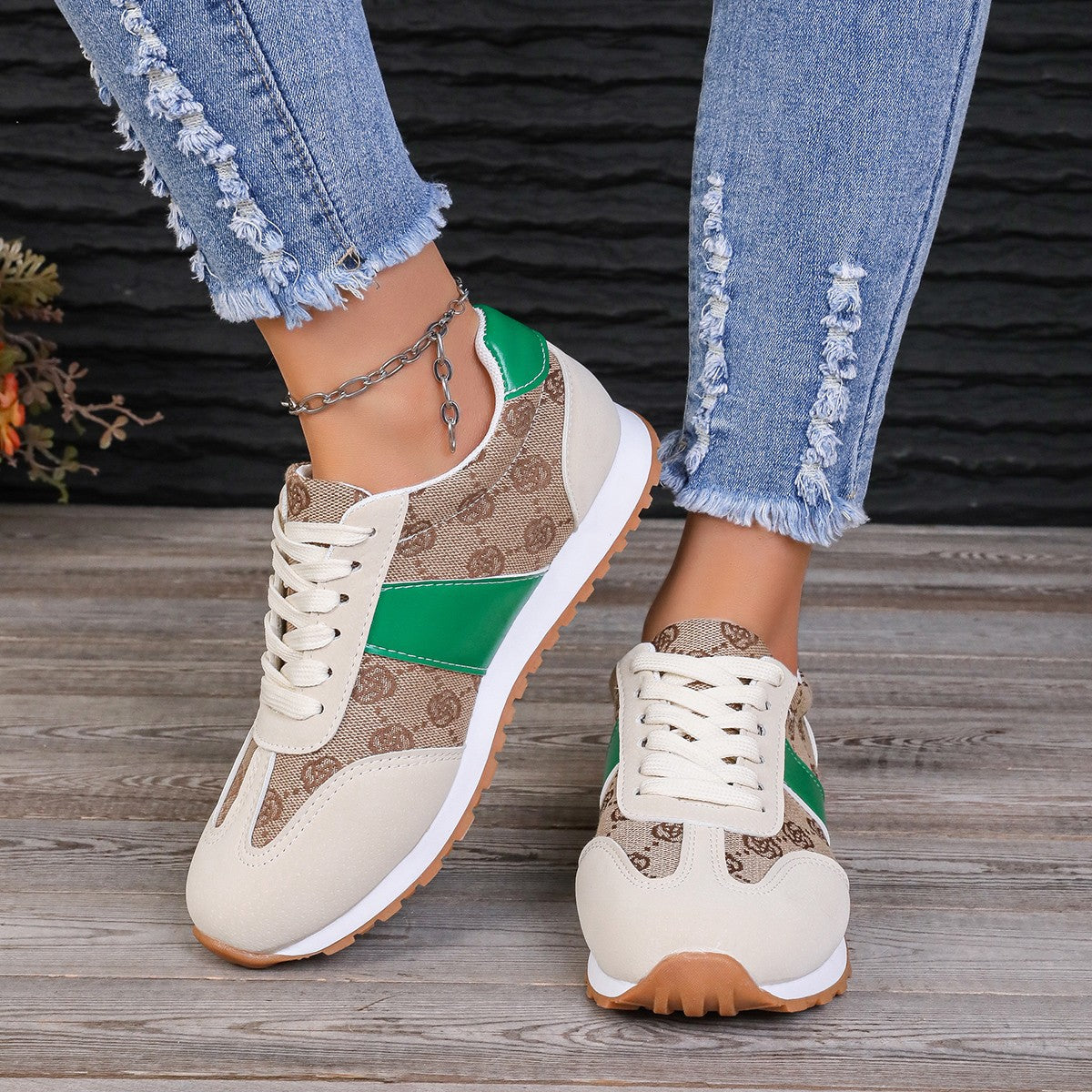 Beautiful Ladie's Lace-up Shoes