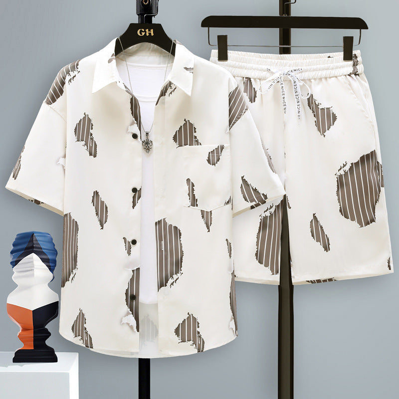Men's Cool Shorts Two-piece Set