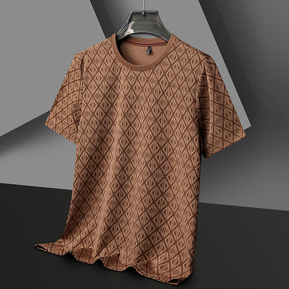 Men's Jacquard Sleeve Cool Fashion Brand