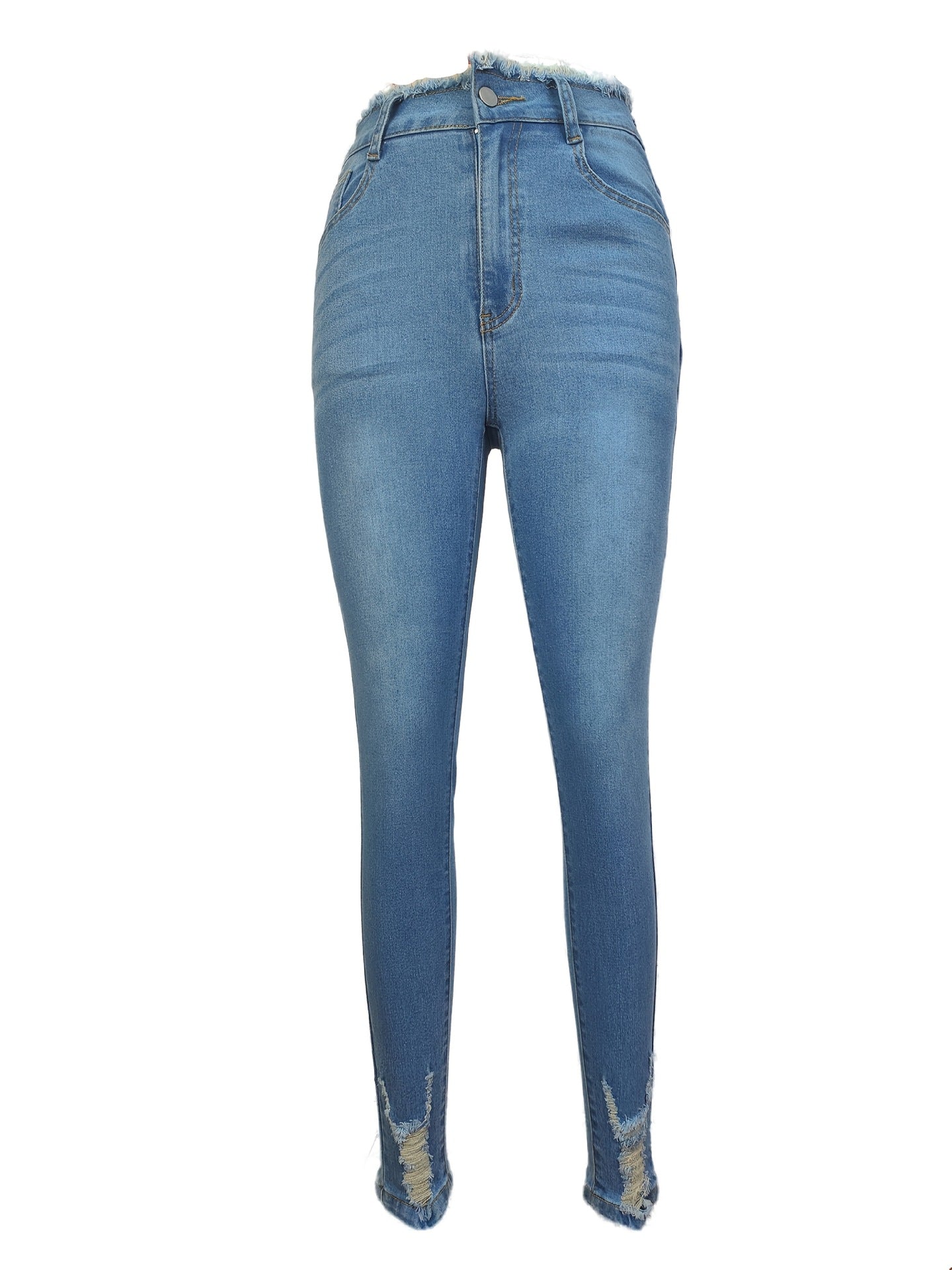 Classic High Waist Sexy Slim Elastic Jeans