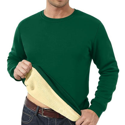 Men's Fleece Lined Padded Warm Keeping Sweatshirts
