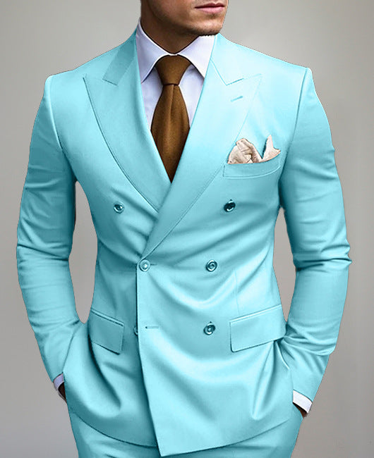 Men's Posterior Median Split Suit Jacket