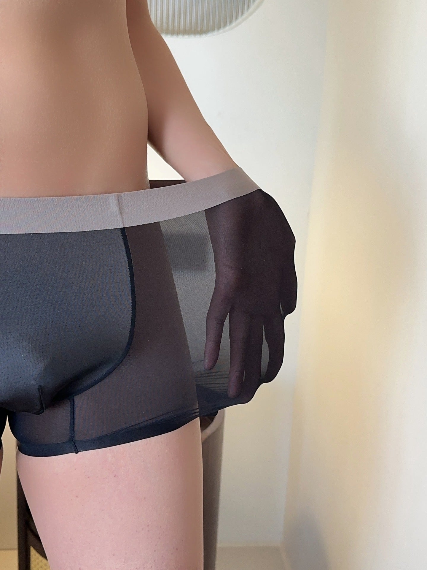 Honeycomb Crotch Antibacterial Seamless Boxers