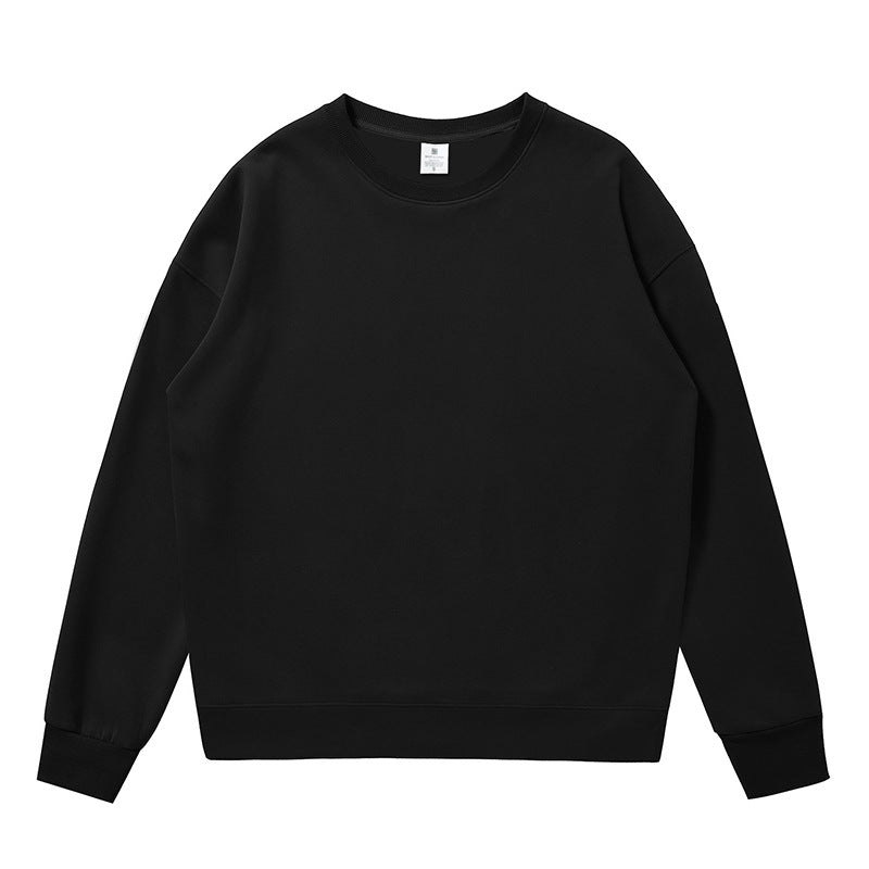 Non-gender Earth Color Round Neck Sweatshirts