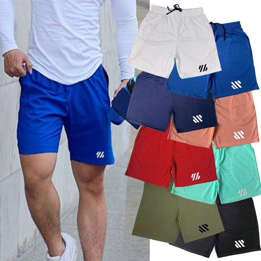 Metal Silk Fabric Sports Shorts