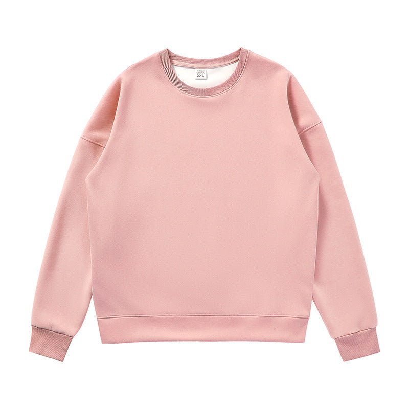 Non-gender Earth Color Round Neck Sweatshirts