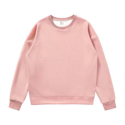 Non-gender Earth Color Round Neck Sweatshirts