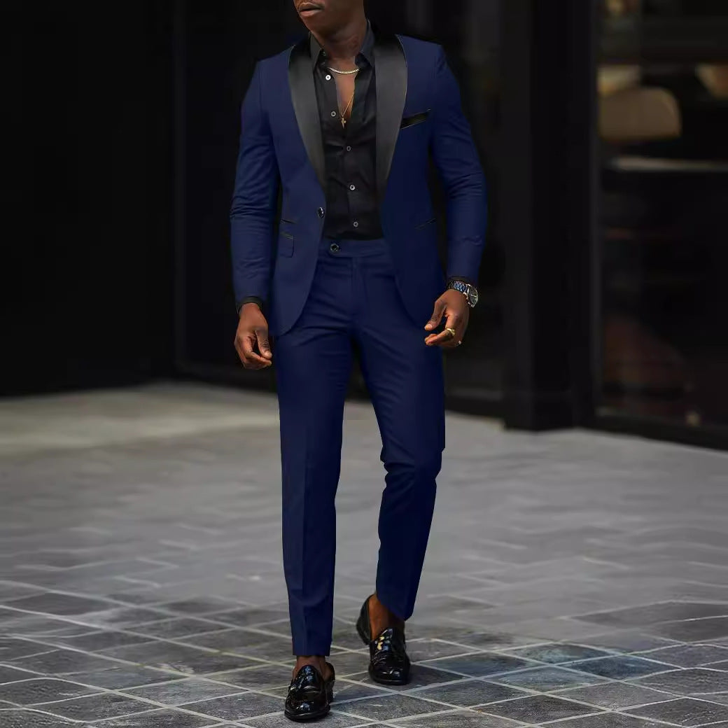 Men's Business Suit Coat Trouser Suit