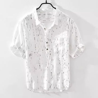 Pu Shuai Short-sleeved Lapel Polo Shirt