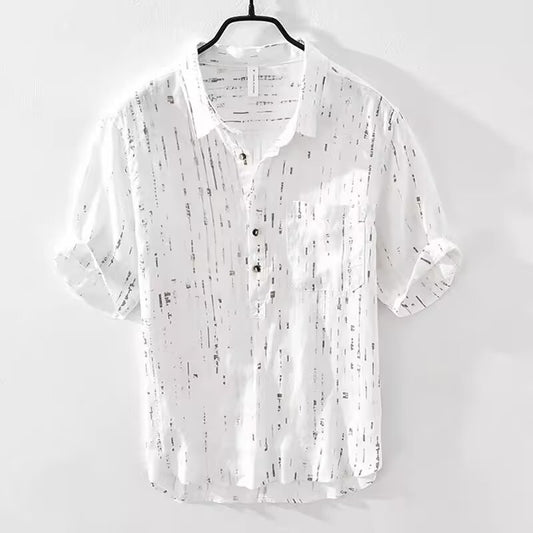 Pu Shuai Short-sleeved Lapel Polo Shirt