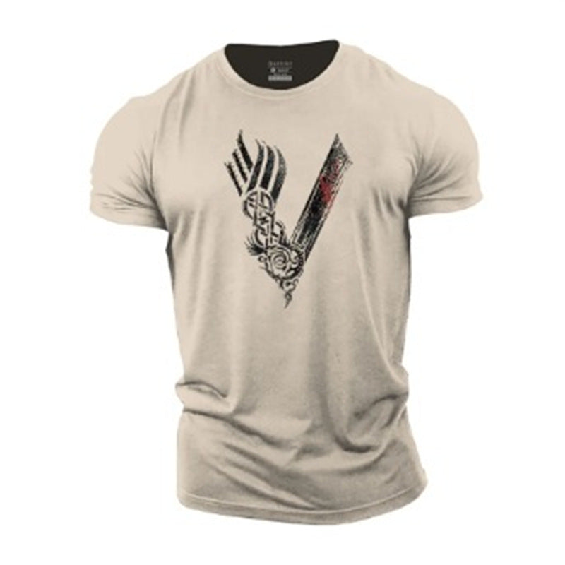 Men Sports Short Sleeve T-Shirt