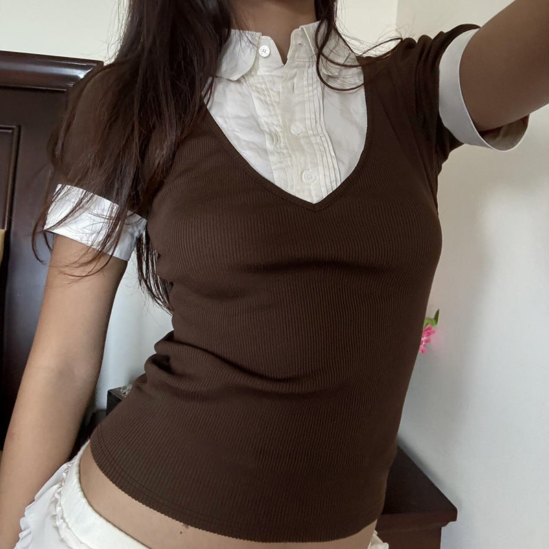 American Retro Polo T-shirt