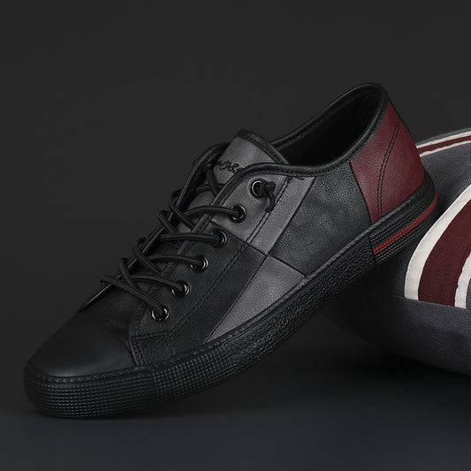 Men's New Fashionable Leather Shoes With Rubber Sole