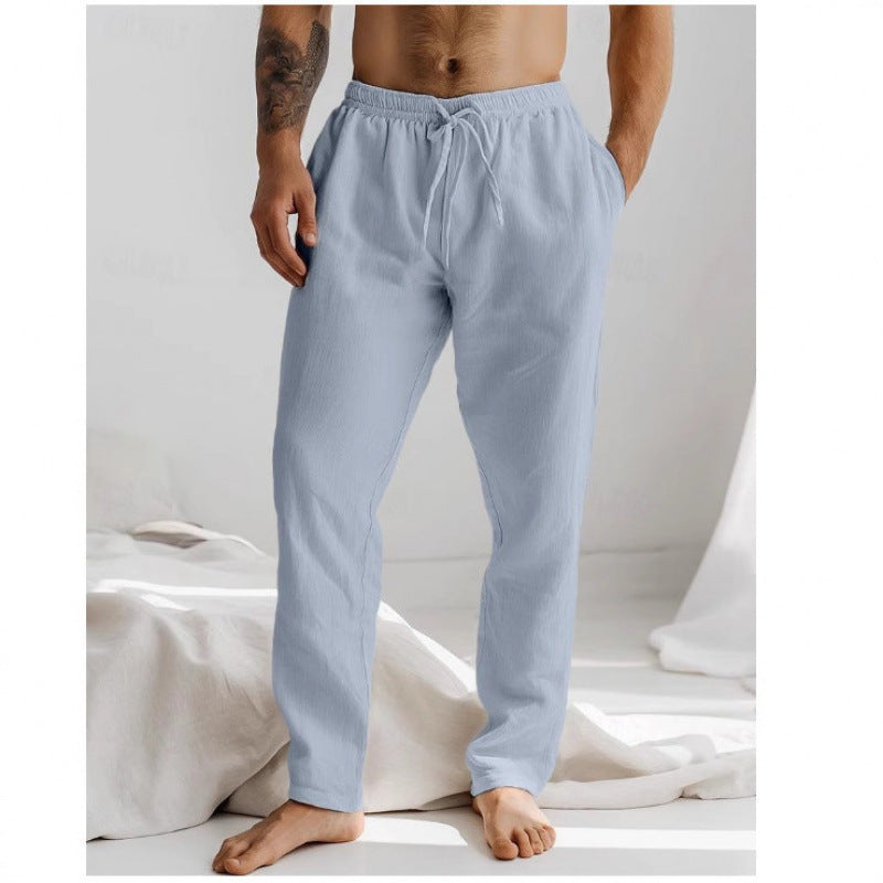 Men's Pants Elastic Waist Trousers