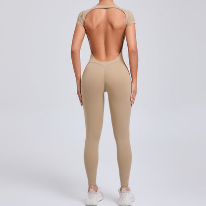 Tight Fitness Jumpsuit