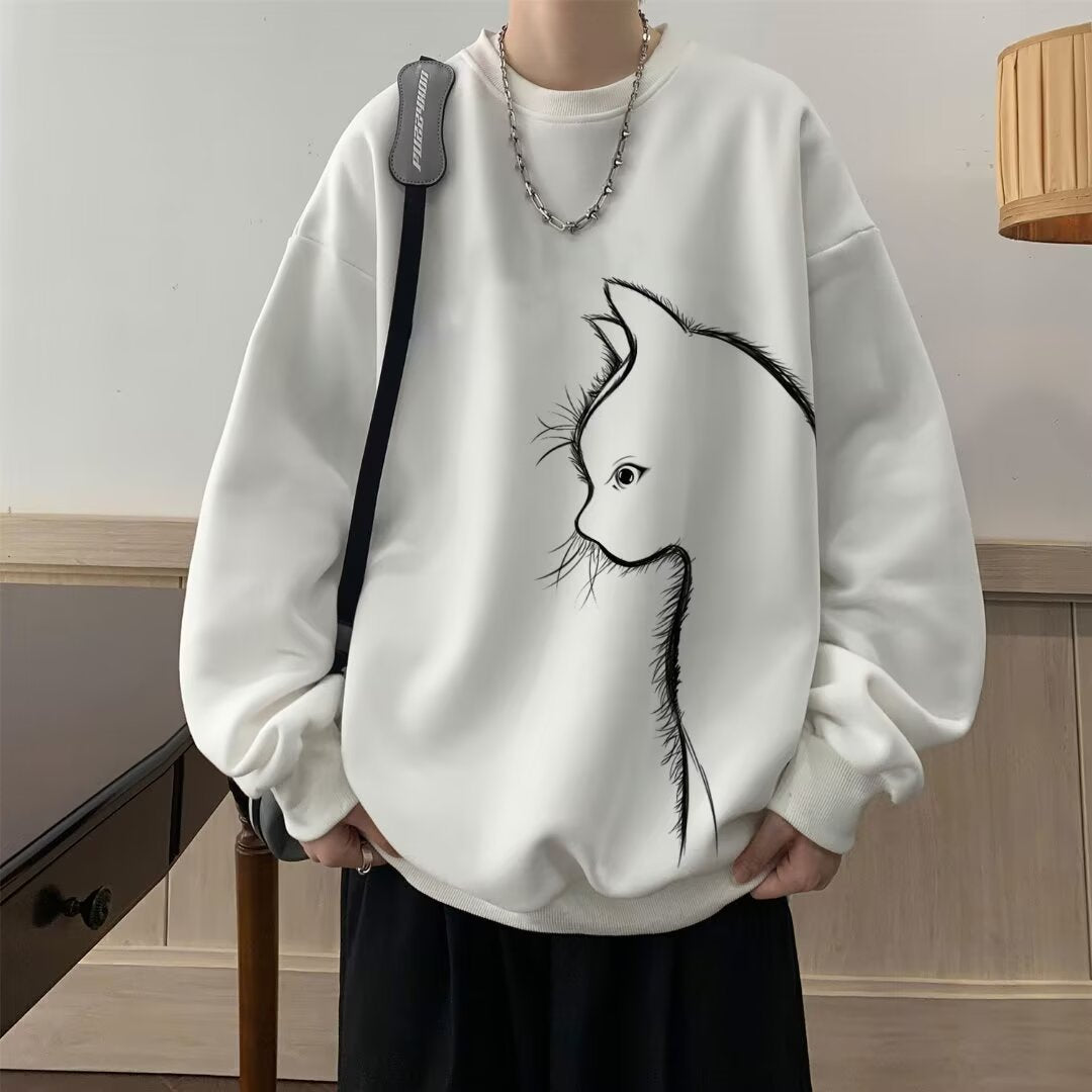 Men's Round Neck Long Sleeve Sweater