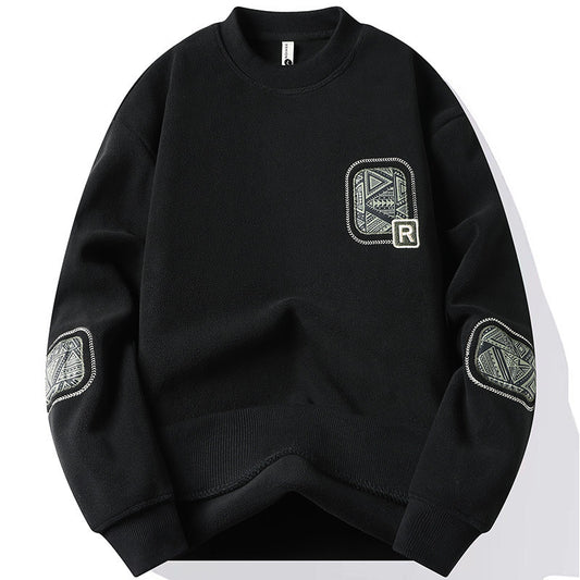 Double-sided Polar Fleece Sweater Men