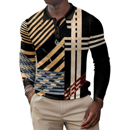 Fashion Men's Long-sleeved T-Shirt