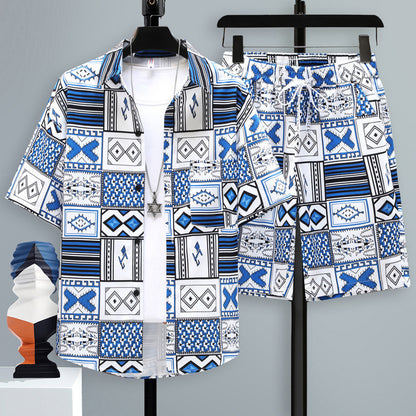 Men's Cool Shorts Two-piece Set