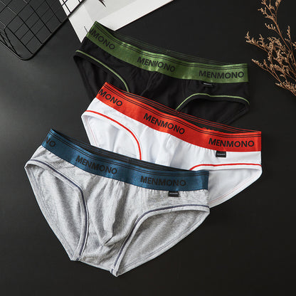 Men's Confortable Underwear Low Waist Cotton