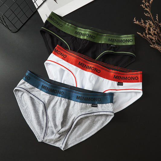 Men's Confortable Underwear Low Waist Cotton