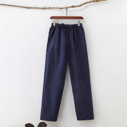 Men's Pure Cotton Coarse Pants