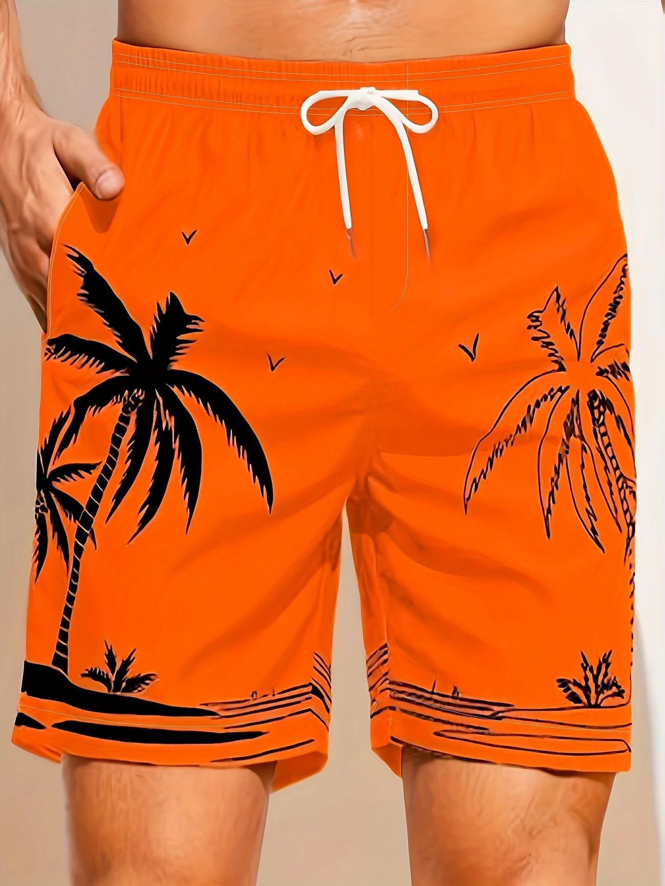 Micro-elastic Quick-drying Swimming Trunks