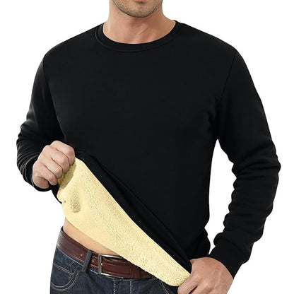 Men's Fleece Lined Padded Warm Keeping Sweatshirts