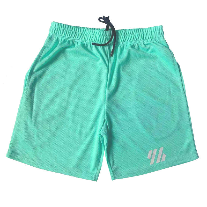 Metal Silk Fabric Sports Shorts
