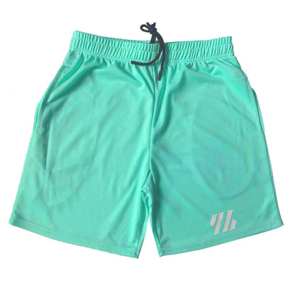 Metal Silk Fabric Sports Shorts
