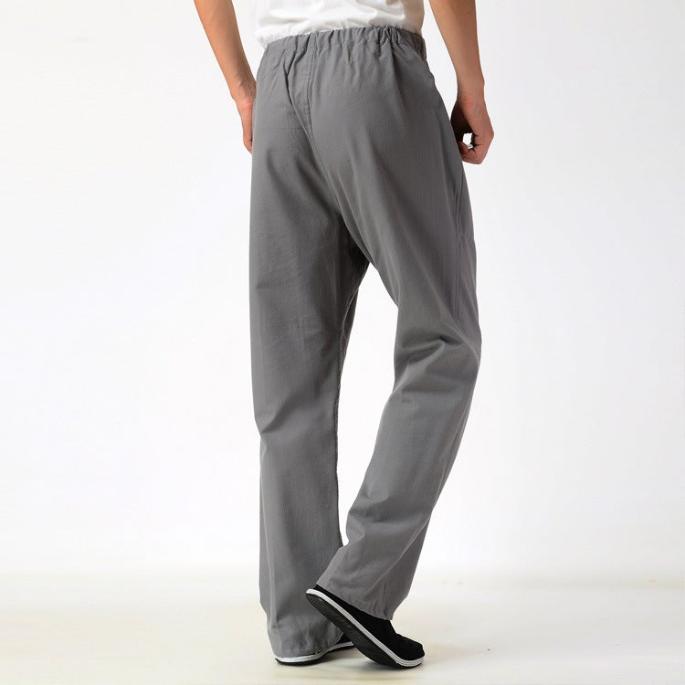 Men's Pure Cotton Coarse Pants