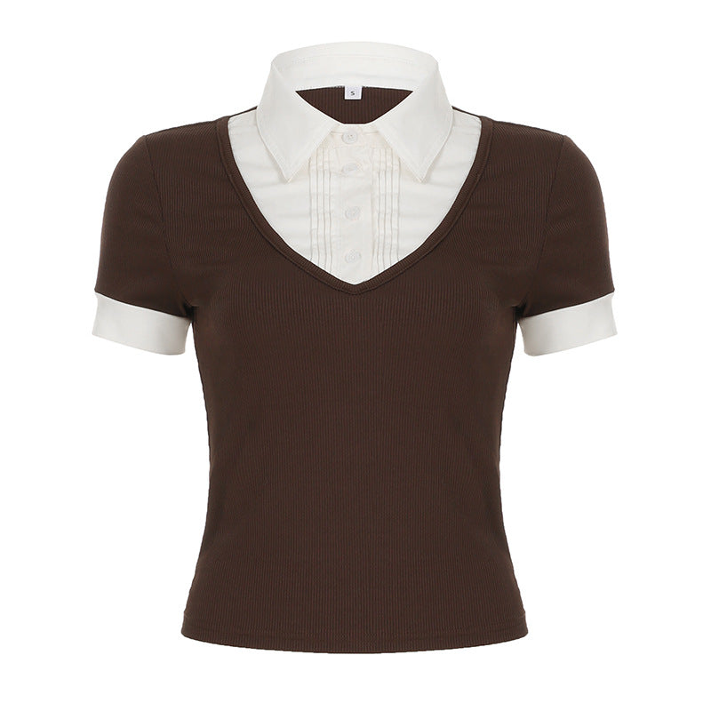 American Retro Polo T-shirt