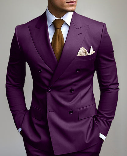 Men's Posterior Median Split Suit Jacket