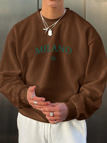 Men's Round-neck Versatile Long Sleeves