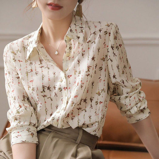 Women's Simple Draping Nice Shirt