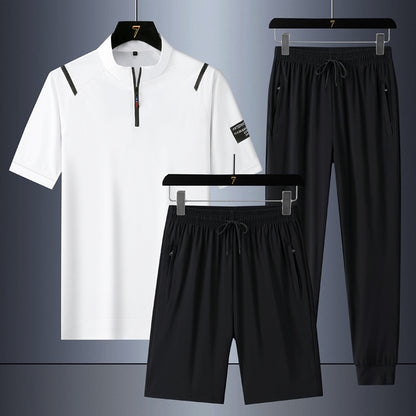 Ice Silk Quick-drying Three-piece Suit
