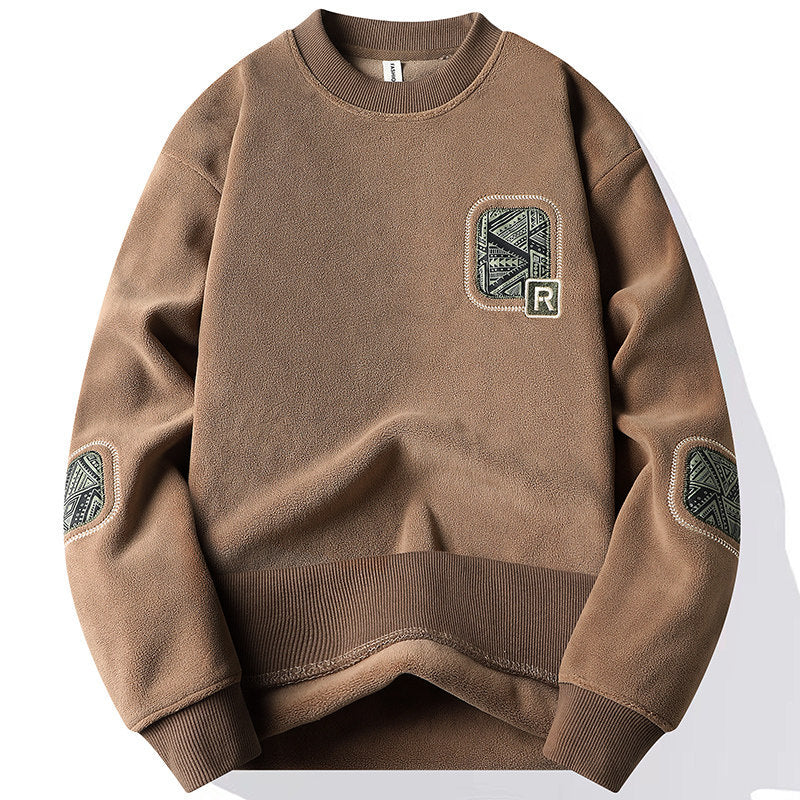 Double-sided Polar Fleece Sweater Men