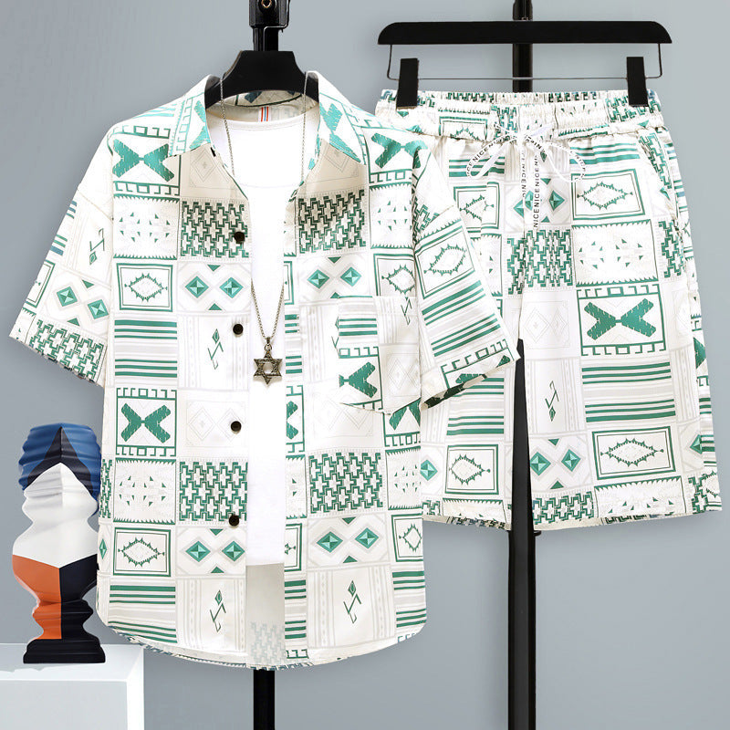 Men's Cool Shorts Two-piece Set
