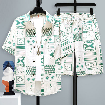 Men's Cool Shorts Two-piece Set