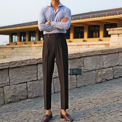 Men's Lightly Mature High-grade Slim Fit Suit Pants