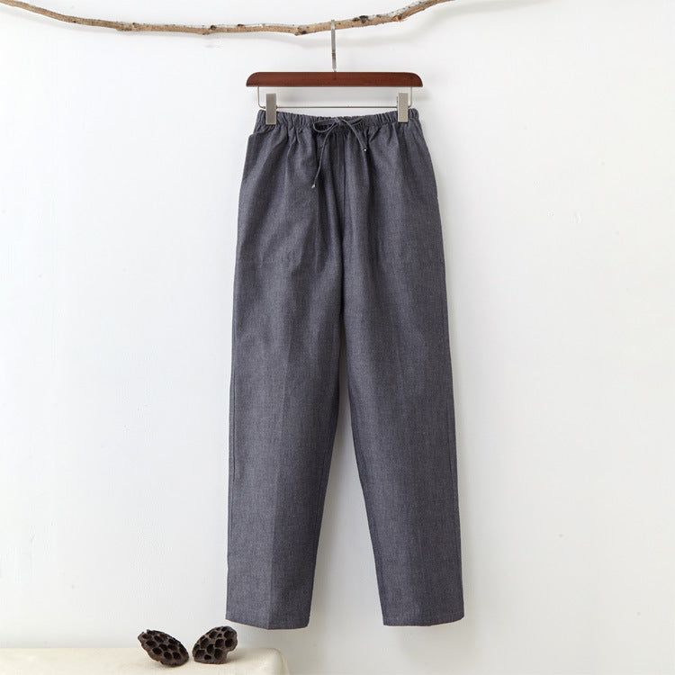 Men's Pure Cotton Coarse Pants