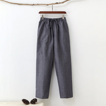 Men's Pure Cotton Coarse Pants